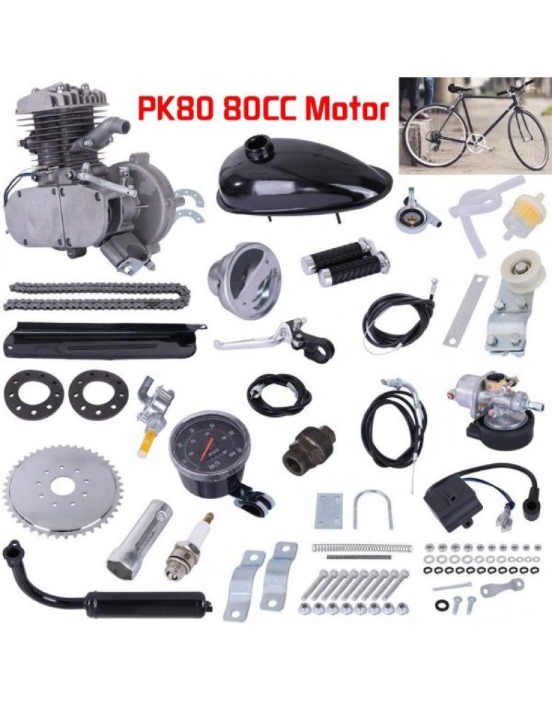 POQOQ-PK80-80cc-Bicycle-Engine-2Stroke-Gas-Motorized-Bik ...